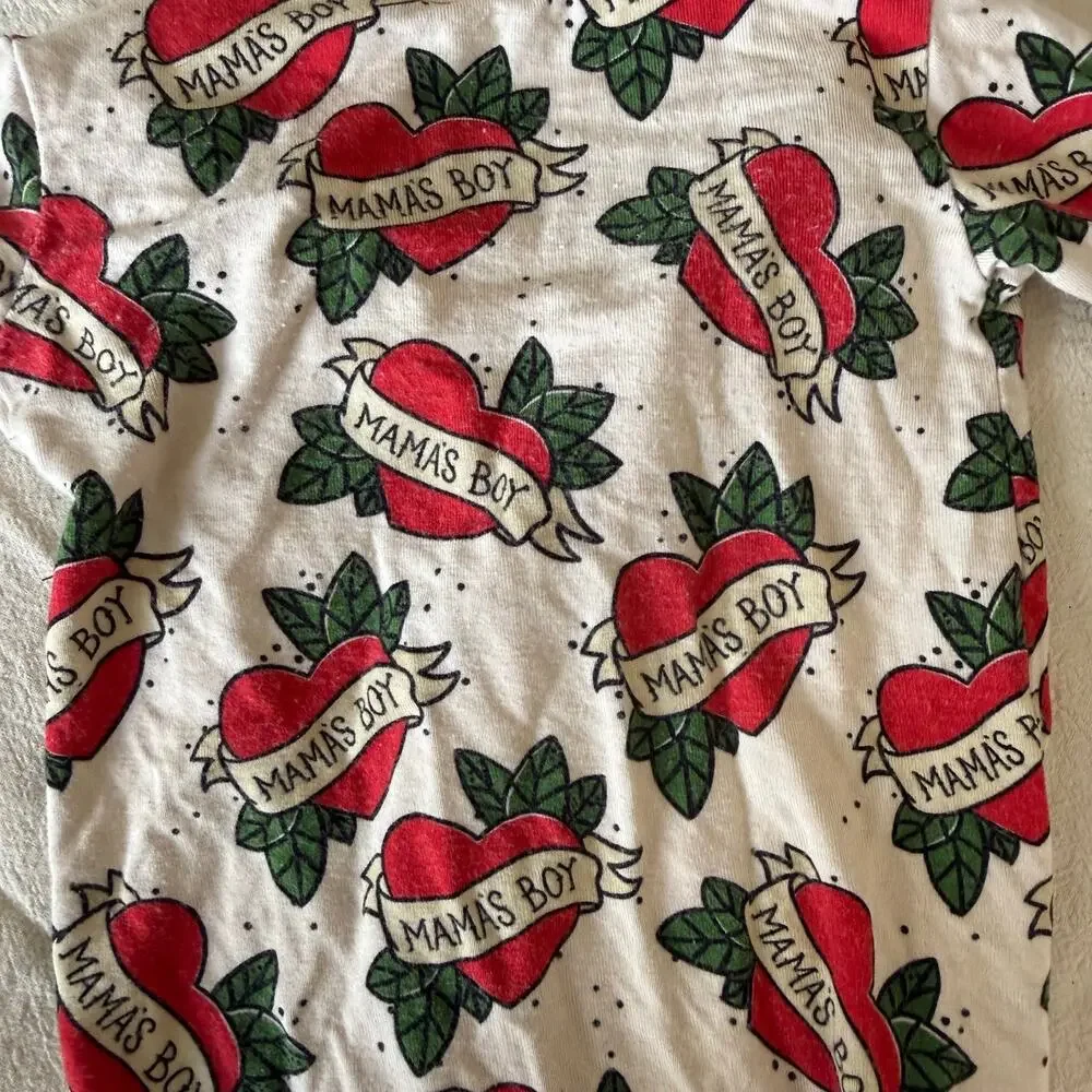 Bums & Roses Mama’s Boy Bamboo Sleeper 0-3M
